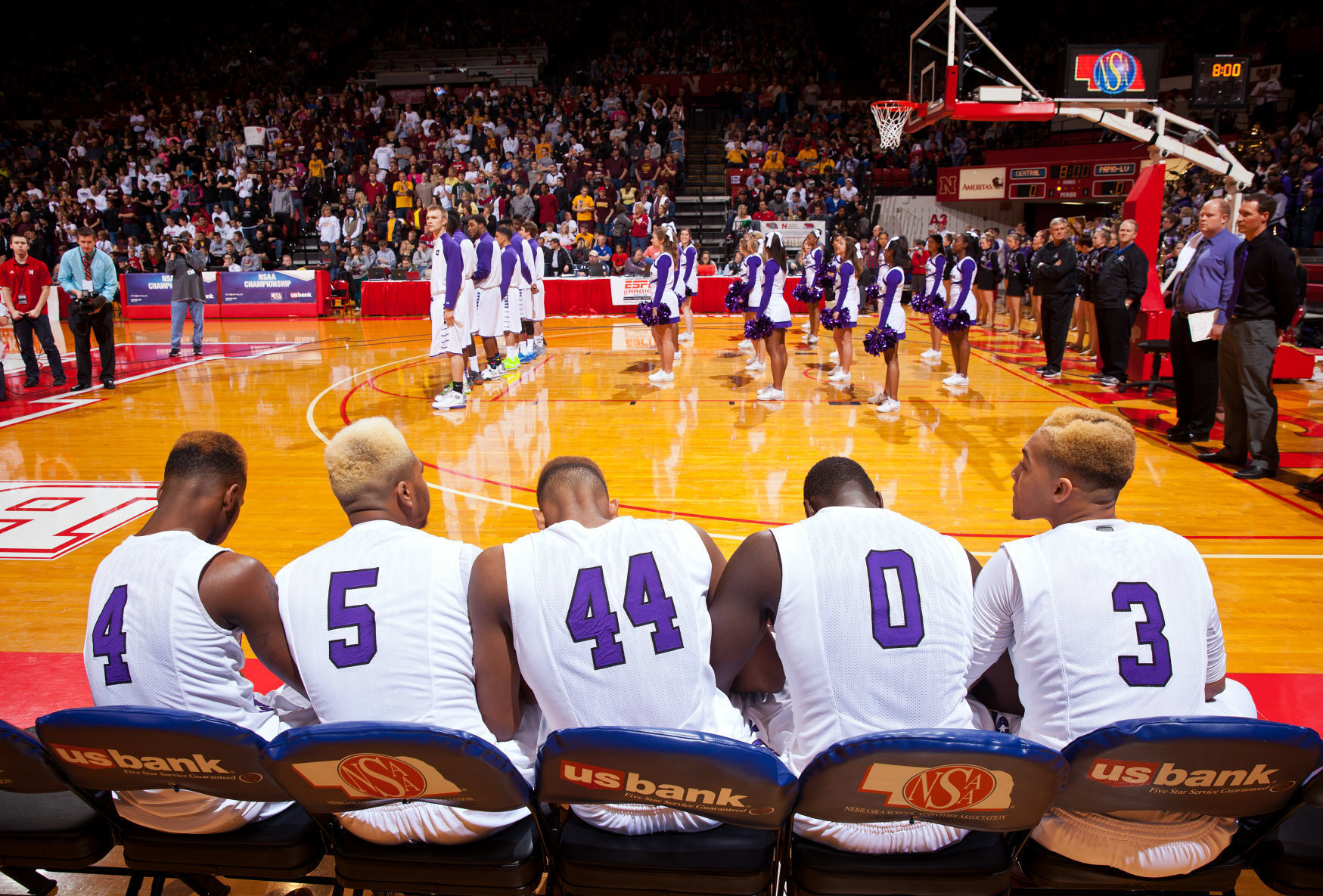 No one could stop Omaha Central's basketball machine, led by high school rock stars